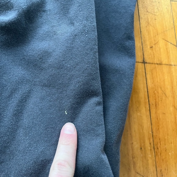 Carhartt Gray Relaxed Fit Fleece Lined Carpenter Pants Women’s 2 - Picture 11 of 12